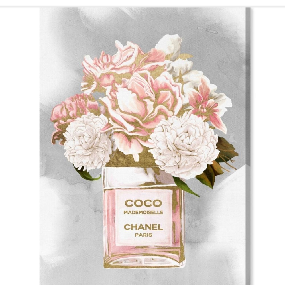 Design District, 'Dawn Morning Bouquet' Wood Canvas Wall Art